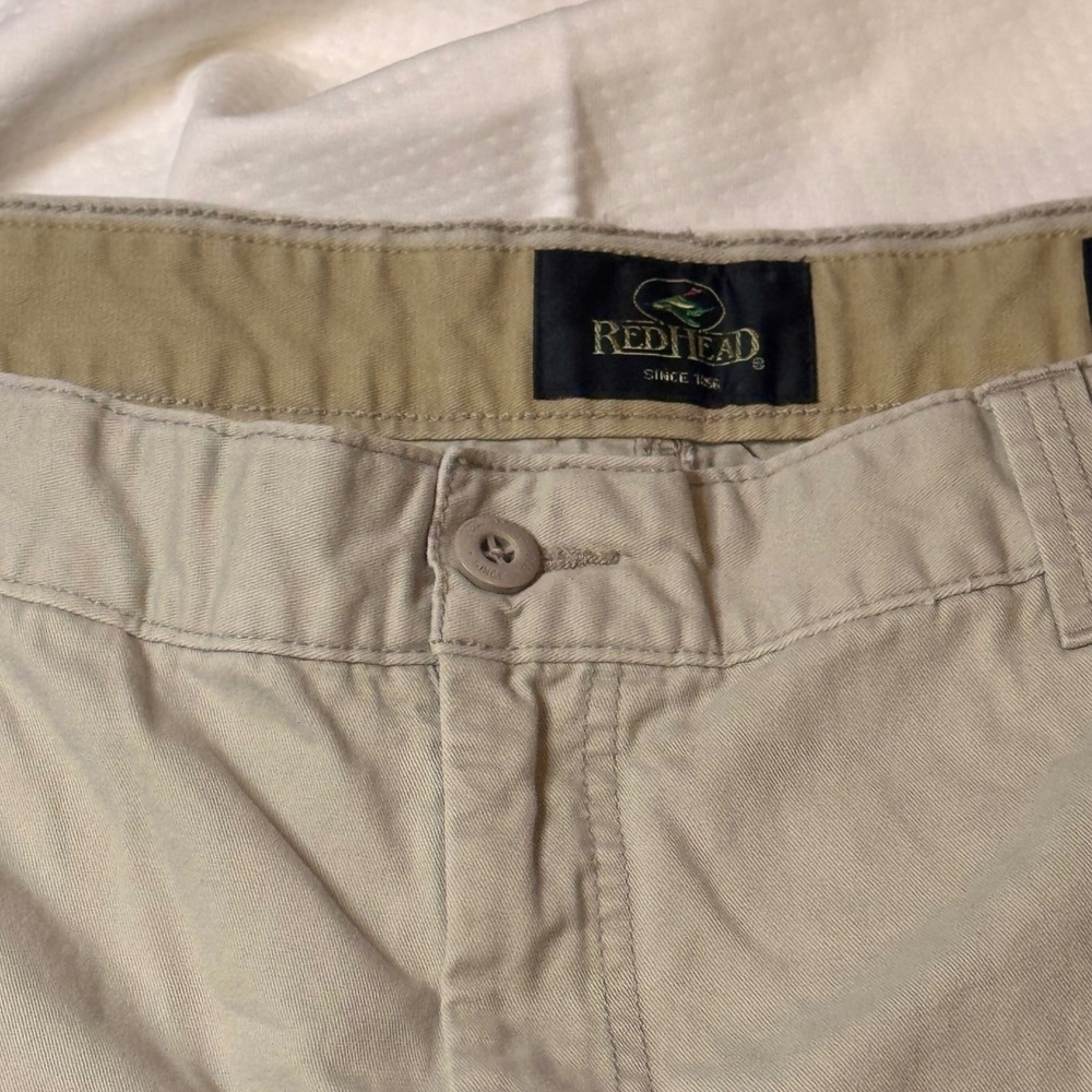 RedHead Ripstop Cargo Shorts‎ Mens 46 Beige Lightweight Casual Outdoor Hiking - Picture 2 of 6